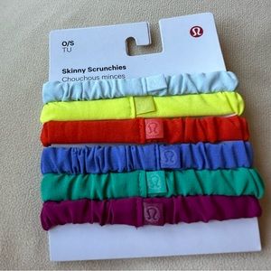 Lululemon skinny scrunchies